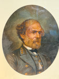 Framed Robert E. Lee Oil Portrait