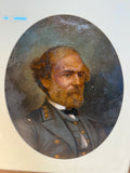 Framed Robert E. Lee Oil Portrait