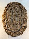 Vintage 25 in. Grapevine Gathering Basket