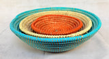 Set of 3 Woven Coil Baskets