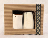 Polished Horn Salt and Pepper Shakers