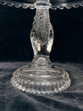 Antique Hobbs Brock Tree of Life Glass Cake Stand
