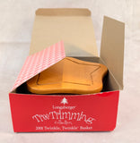 Longaberger 2001 Limited Edition Twinkle, Twinkle Basket w/Lid & Linings