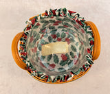 Longaberger 1999 Limited Edition Peppermint Basket w/Linings