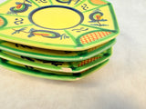 HB Henriot Quimper France Soleil Yellow Ceramic Breton Man Dinnerware - Lot of 12 Pieces