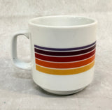 Vintage NBC Rainbow Peacock Logo Mug Papel