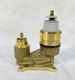 Hansgrohe Ecostat Pressure Balance Shower Valve Trim with Diverter, Brushed Nickel, 04447000 - Brand New!