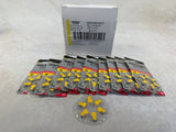 Rayovac Extra Hearing Aid Batteries Size 10 - 1.45v, 10 Packs of 6 Batteries Each - Brand New!