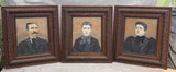 Vintage Cooper Family Framed Portraits, Framed - Lot of 3