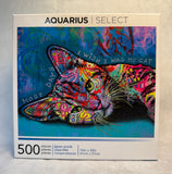 500 Piece Aquarius Cat Puzzle - Certified Complete!