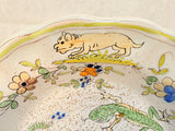 Ceramic Plate with Whimsical Animals