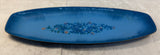 Vintage Bovano Seaglass Enamel Oval Plate