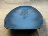 Vintage Bovano Seaglass Enamel Oval Plate