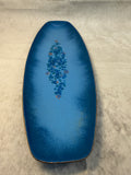 Vintage Bovano Seaglass Enamel Oval Plate