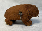 Vtg. Modern Toys Japan Wind-Up Walking Brown Bear w/Key