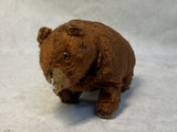 Vtg. Modern Toys Japan Wind-Up Walking Brown Bear w/Key