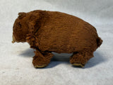 Vtg. Modern Toys Japan Wind-Up Walking Brown Bear w/Key