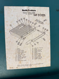 Vtg. 1985 Buddy Products 11" x 11" Paper Cutter