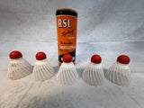Vintage RSL Sportscraft Plastic Badminton Shuttlecocks - Lot of 5 in Can