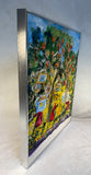 Original Folk Art Painting with Mother Teresa Quote, Unsigned