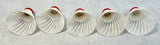 Vintage RSL Sportscraft Plastic Badminton Shuttlecocks - Lot of 5 in Can