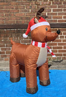3.5 ft. LED Reindeer Inflatable - Like New!