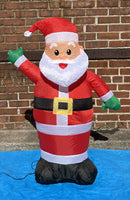 3.5 ft. LED Santa with White Beard Inflatable - Like New!