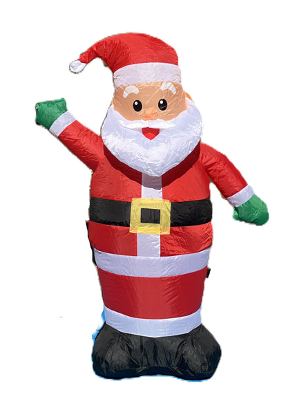 3.5 ft. LED Santa with White Beard Inflatable - Like New!