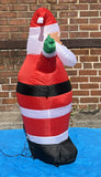 3.5 ft. LED Santa with White Beard Inflatable - Like New!