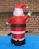 3.5 ft. LED Santa with White Beard Inflatable - Like New!