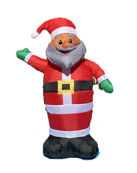 3.5 ft. LED Santa with Gray Beard Inflatable - Like New!
