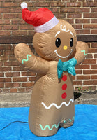 3.5 ft. LED Gingerbread Man Inflatable - Like New!