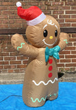 3.5 ft. LED Gingerbread Man Inflatable - Like New!