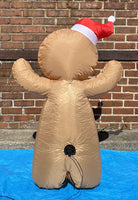 3.5 ft. LED Gingerbread Man Inflatable - Like New!