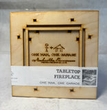 One Man, One Garage Tabletop Fireplace - Brand New!