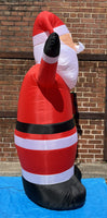 6.5 ft. Santa Holding a Gift Inflatable - Like New!
