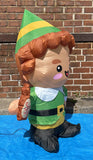3.5 ft. Buddie The Elf with Syrup Inflatable - Like New!