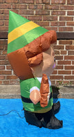 3.5 ft. Buddie The Elf with Syrup Inflatable - Like New!