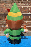 3.5 ft. Buddie The Elf with Syrup Inflatable - Like New!
