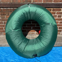 36" LED Green Wreath Hanging Inflatable - Like New!