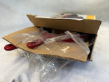Bella Red Enamel Cast Iron Skillet Set - 8" & 10" - Brand New!
