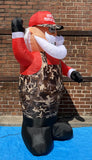 6.5 ft. LED Hillbilly Santa Inflatable - Like New!