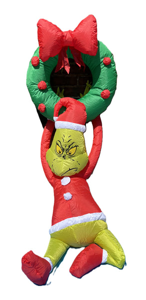 6.5 ft. LED The Grinch Hanging Inflatable - Like New!