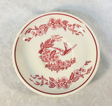 Vintage Jackson Red Hummingbird Cups and Saucers - 2 Sets