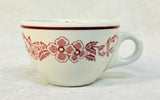 Vintage Jackson Red Hummingbird Cups and Saucers - 2 Sets