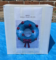 36" LED Green Wreath Hanging Inflatable - Like New!