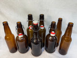 Home Beer Brewer Brown Glass Bottle - Lot of 8