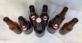Home Beer Brewer Brown Glass Bottle - Lot of 8