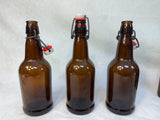 Home Beer Brewer Brown Glass Bottle - Lot of 8