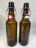 Home Beer Brewer Brown Glass Bottle - Lot of 8